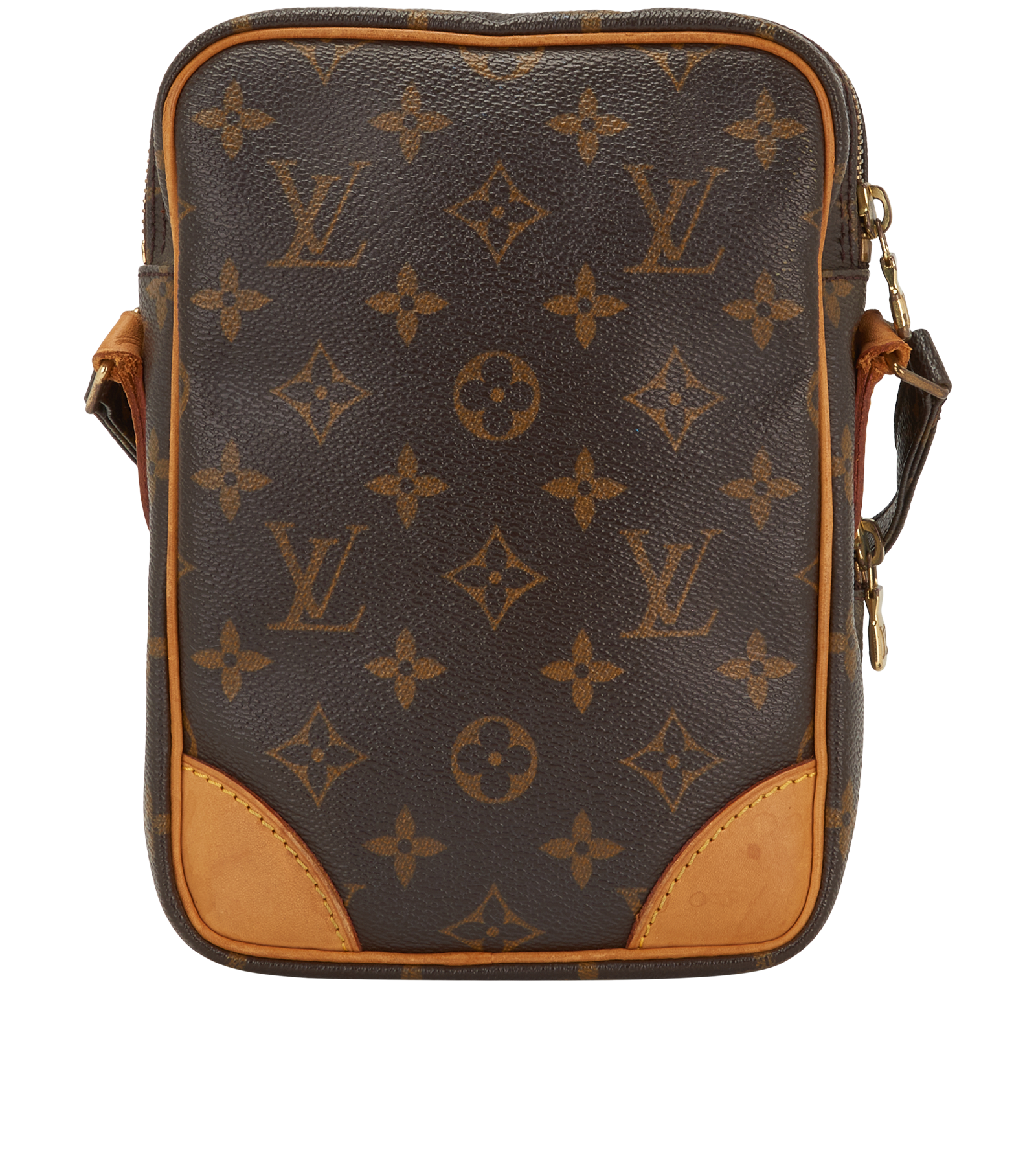 Amazon Crossbody, &pound;480, Handbags, Brown, Canvas, Back view